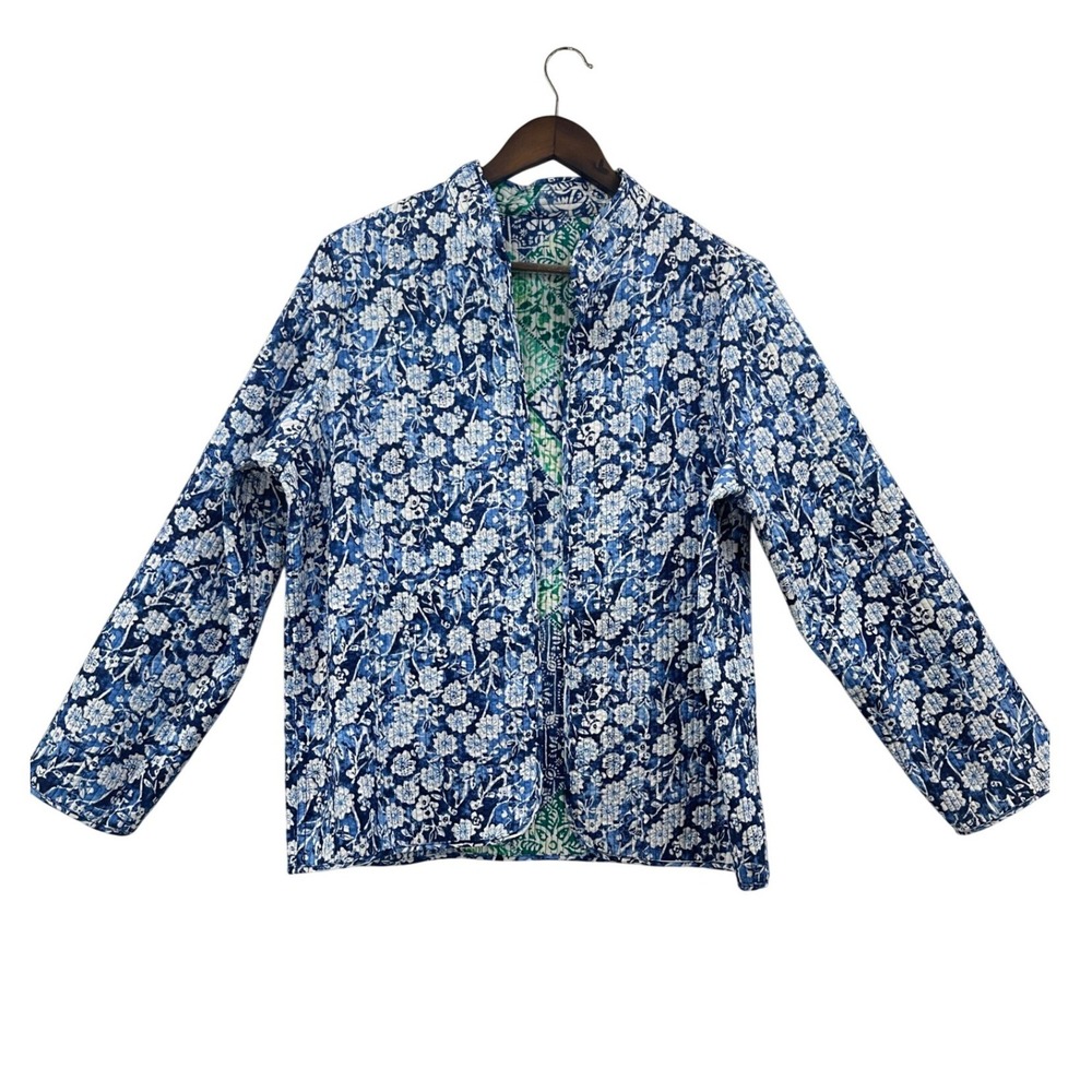 Alfred Dunner Reversible Quilted Patchwork Floral… - image 2